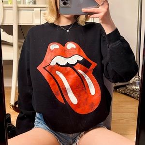 The Rolling Stones • Tongue Voodoo Lounge Tour • Distressed Graphic Sweatshirt